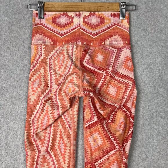 Niyama Sol Womens S Kilim Barefoot Leggings in Melon - Picture 7 of 9